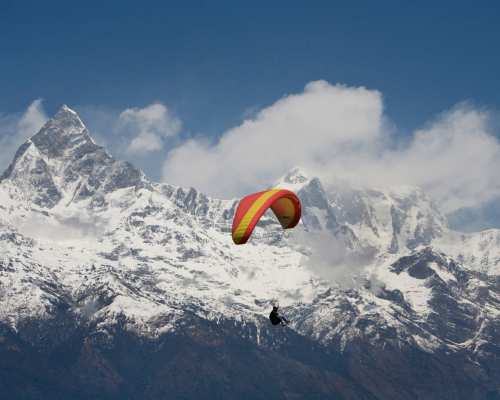Paragliding in Pokhara Nepal