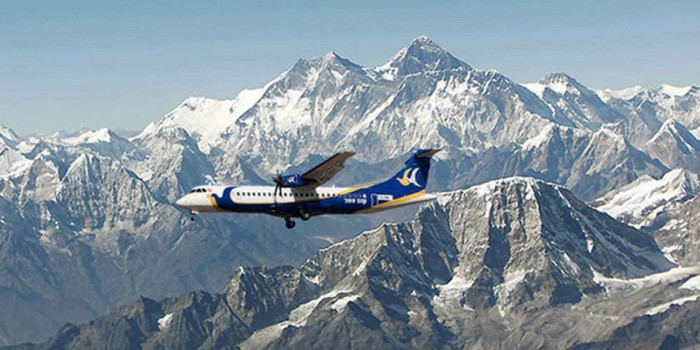 Some domestic flights in Nepal